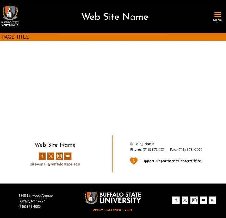 Header and footer black